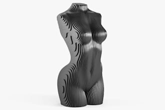 model complex parametric sheet metal art for installations or public sculptures