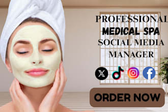manage medical spa social media fb ads ig ads content creation
