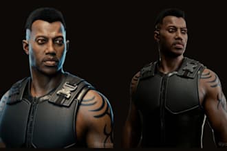 realistic character modeling 3d game character character design 3d rigging unity