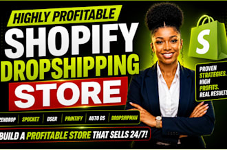 build shopify dropshipping zendrop spocket dser printify auto ds dropshipman