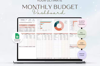 create professional budget spreadsheet in excel or google sheets custom tracker