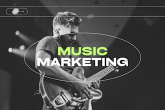 market your soundcloud music, spotify, podcast, audiomack, tiktok music