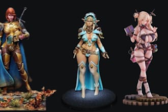 sculpt warhammer miniature print and paint your figure miniature painting aos