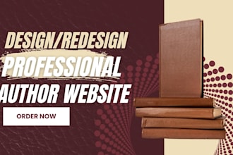 design  author website, a story book, and an ebook website