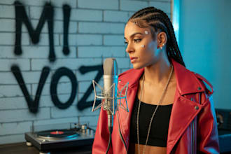 be your english, spanish female rapper, quality latin music producer