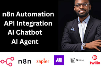 do n8n automation, api integration, ai agent, ai chatbot, notion expert