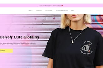 create custom shopify tshirt store tshirt pod website clothing store
