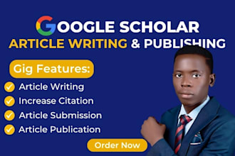 write and publish research article in google scholar peer review index journal