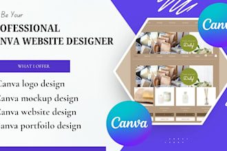 canva website logo design canva ebook social media post graphic design expert