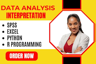 do statistical data analysis, r coding, spss, matlab, python programming