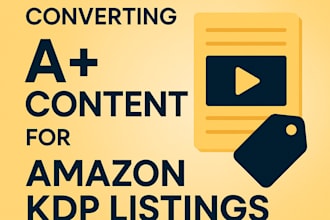 create high converting a plus content for amazon kdp listings