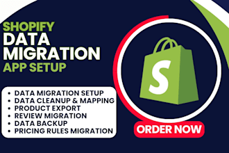 set up shopify store data migration matrixify mp litextension bl cart2cart hapo