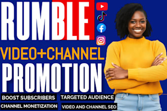 organic rumble promotion, rumble video promotion, rumble channel growth hacking