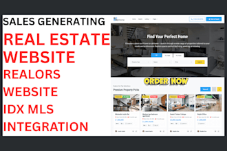 build modern real estate wordpress realtor website idx mls integration investor