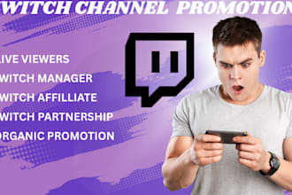 do twitch channel promotion drive twitch live real viewers