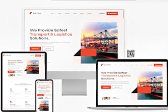 build a logistics website, trucking, freight, cargo,