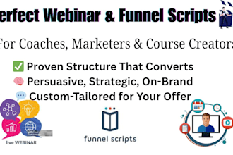 write webinar script webinar funnel script