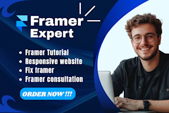 framer tutorial teach framer consultation fix framer webflow tutorial expert