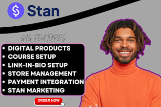 design stan digital products stan marketing tiktok stan shop sales page