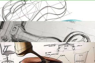 create 3d models and technical drawings for furniture using autocad