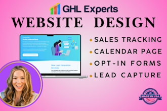 build an automated go high level sales funnel as ghl expert