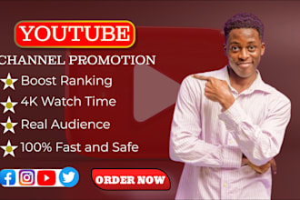 shoutout your youtube channel to 1m active audience and grow more subs