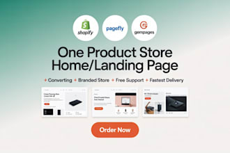 design pagefly, zipify, gempages, shopify landing page, converting sales funnel