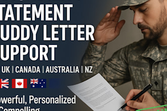 write a powerful VA disability statement for UK, canada, australia, and nz