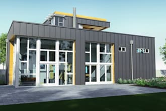 fix 3d container home, cabin or house frame design in 2d or 3d, tiny house
