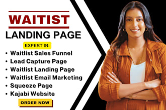 create high converting shopify waitlist landing page using pagefly or gempages