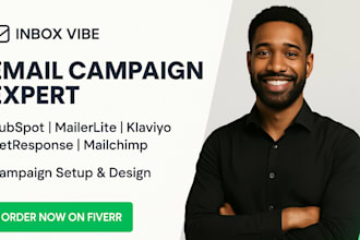 hubspot mailerlite klaviyo mailchimp HTML email template newsletter design