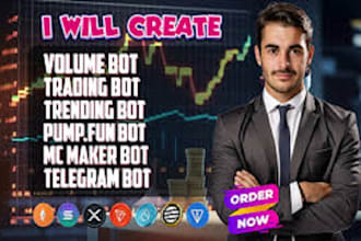create telegram trading bot volume holder copytrading pump fun crypto blockchain