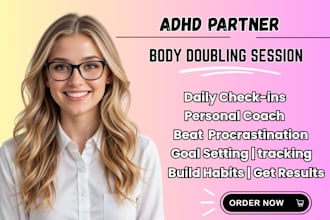 do body doubling session adhd accountability and productivity partner life coach