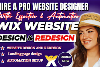 do wix website development, professional wix website design redesign, wix studio