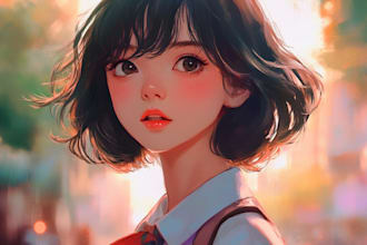 do illustrate anything in dark manga anime art style