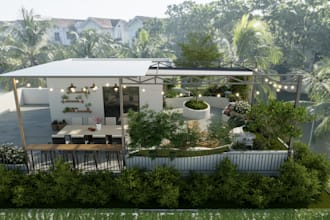 design your rooftop terrace, roof garden and outdoor living space