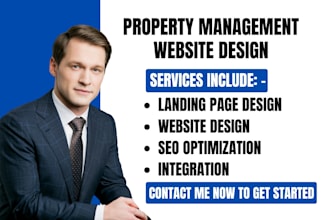 build property management website, vacation rental website hotel booking website