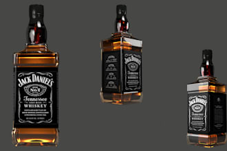 do bottle label design for whisky vodka gin tequila beer wine packaging design