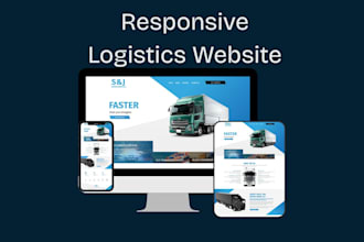 design a cargo ,freight broker, transportation logistics website