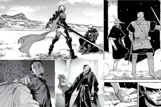 design dynamic comic action heroes and fight scenes with fast delivery