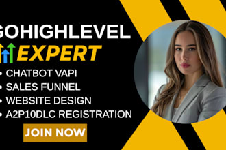 gohighlevel website salesfunnel go high level ai automation a2p chatbot vapi