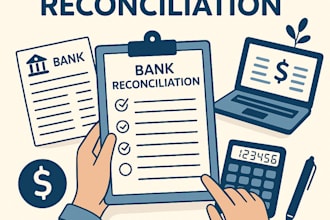 perform bank and credit card account reconciliations