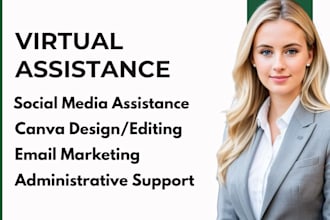 be personal executive administrative creative virtual assistant social media