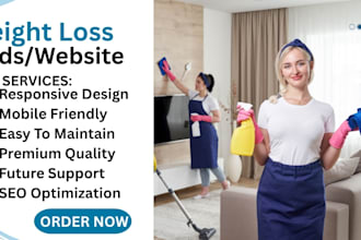 design a high converting weight loss website and generate qualified leads