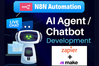 develop fix ai chatbot ai voice agent zapier vapi open ai makecom crm twilio api