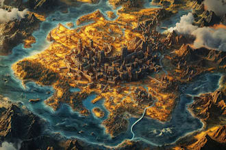 do hand draw a fantasy map for your book