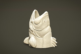 sculpt a custom 3d showpiece for 3d printing in zbrush