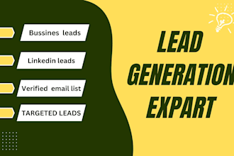 do b2b lead generation ,verified email list