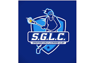 design unique spartans girls lacrosse club logo
