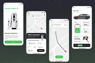 build ev charging app, ev finder and ev tracking gps